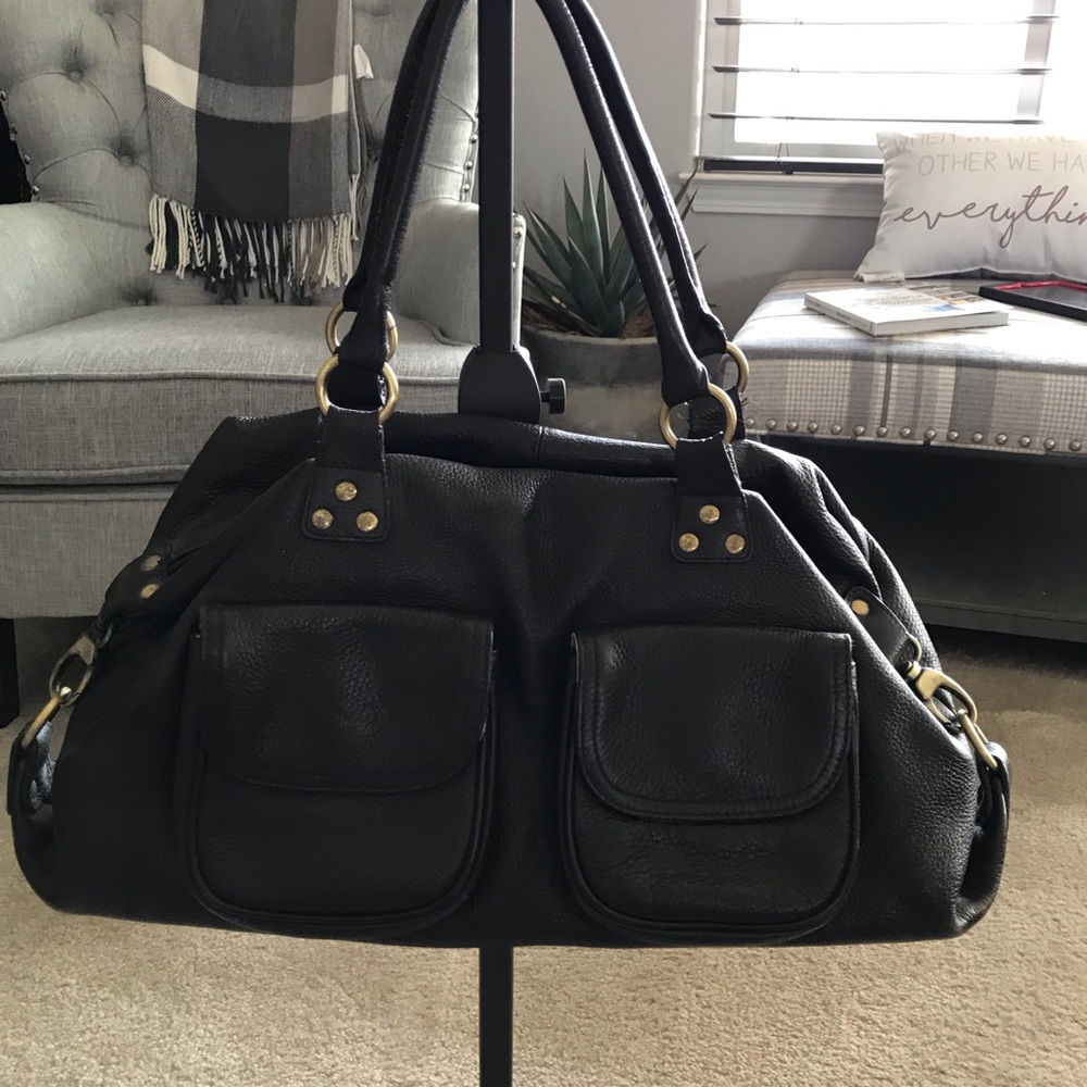 BOBO all leather satchel